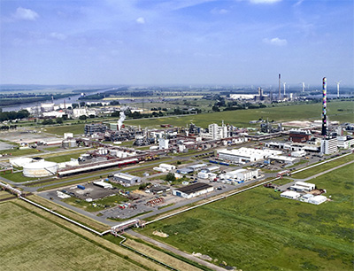 Der Standort von Covestro in Brunsbüttel