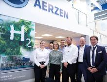 Aerzen und „HH2E“ haben auf der Achema 2024 die Zusammenarbeit beschlossen