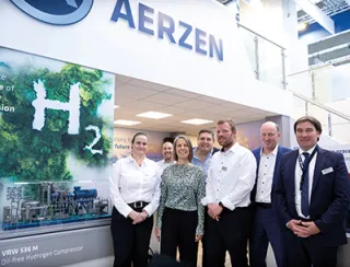 Aerzen und „HH2E“ haben auf der Achema 2024 die Zusammenarbeit beschlossen