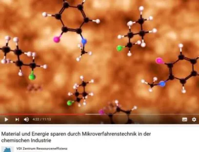 Kurzfilm „Material und Energie sparen durch Mikroverfahrenstechnik in der chemischen Industrie“